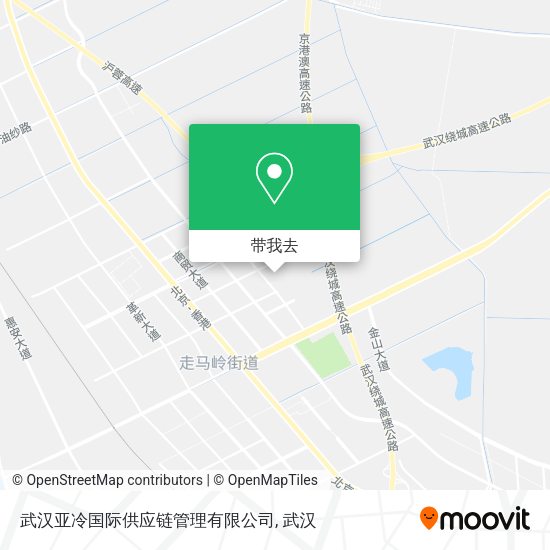 武汉亚冷国际供应链管理有限公司地图