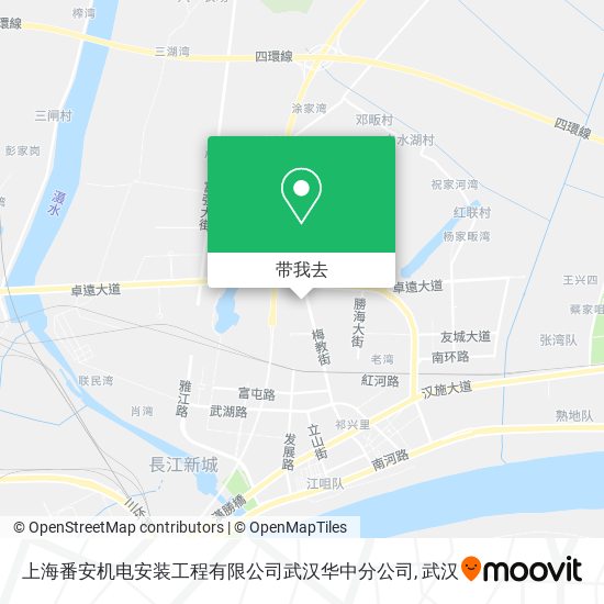 上海番安机电安装工程有限公司武汉华中分公司地图