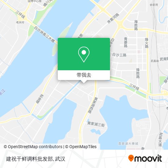 建祝干鲜调料批发部地图
