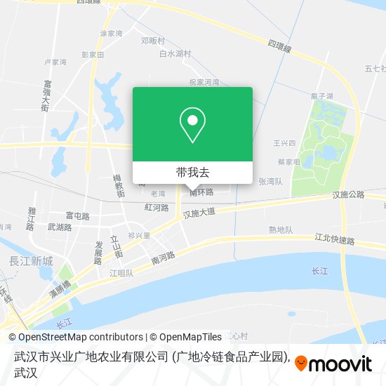 武汉市兴业广地农业有限公司 (广地冷链食品产业园)地图