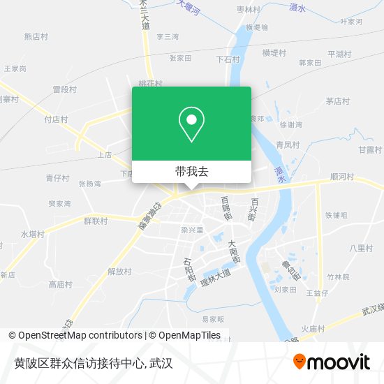 黄陂区群众信访接待中心地图