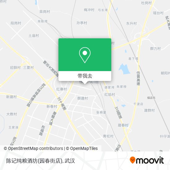 陈记纯粮酒坊(园春街店)地图