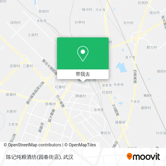 陈记纯粮酒坊(园春街店)地图