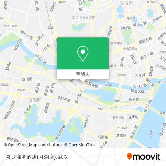 炎龙商务酒店(月湖店)地图