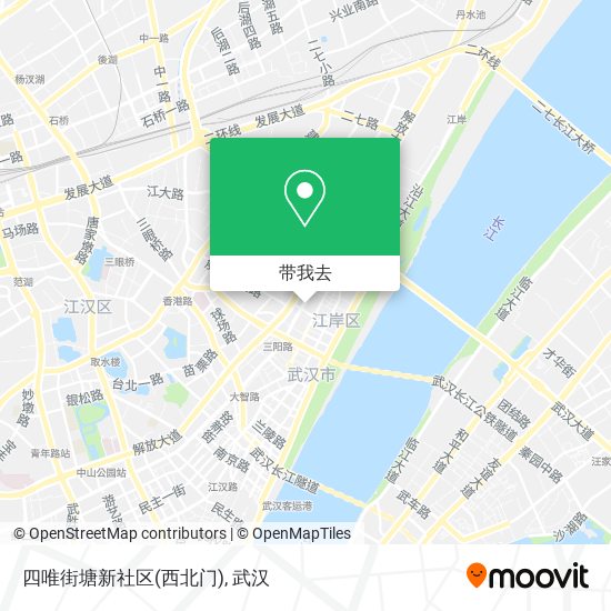 四唯街塘新社区(西北门)地图
