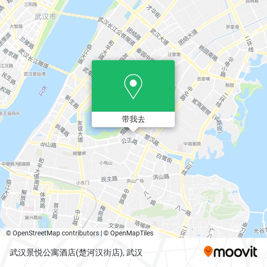 武汉景悦公寓酒店(楚河汉街店)地图