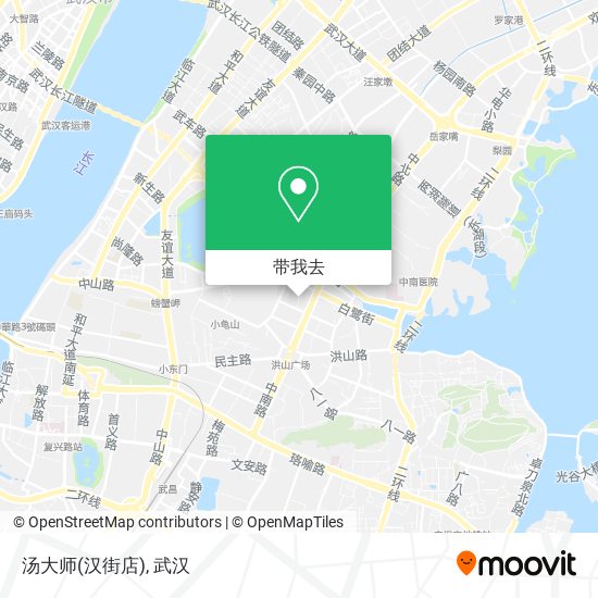汤大师(汉街店)地图