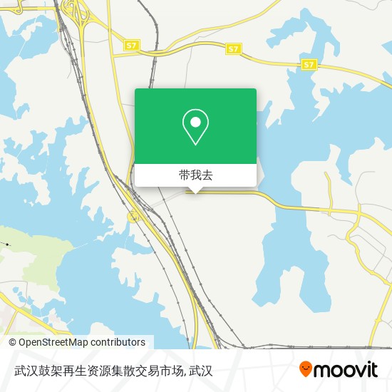 武汉鼓架再生资源集散交易市场地图