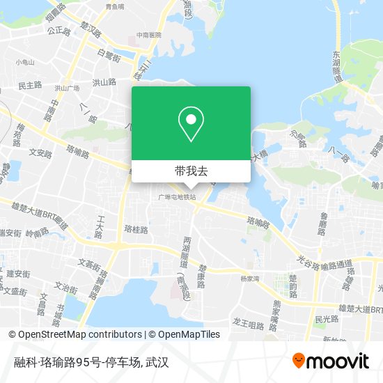 融科·珞瑜路95号-停车场地图