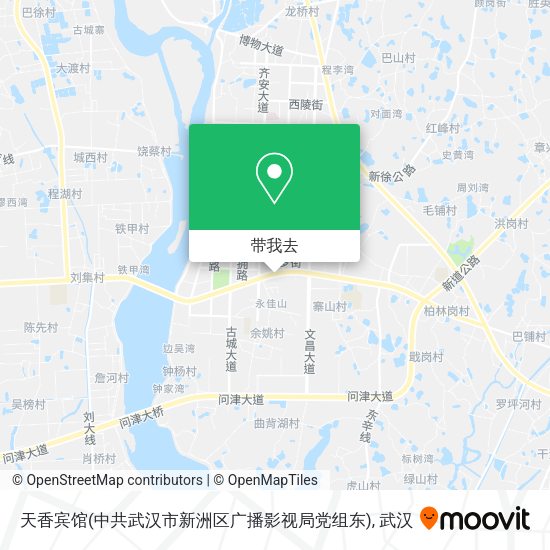 天香宾馆(中共武汉市新洲区广播影视局党组东)地图