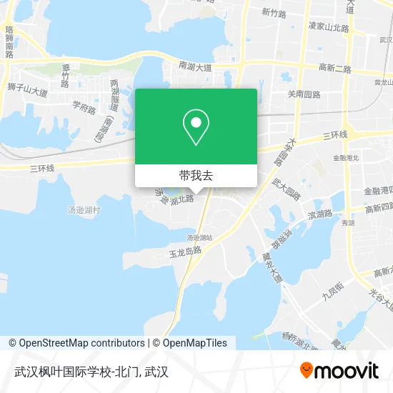 武汉枫叶国际学校-北门地图