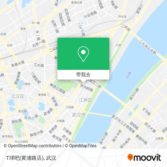 T球吧(黄浦路店)地图