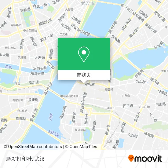 鹏发打印社地图