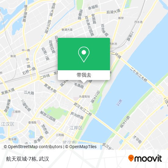 航天双城-7栋地图