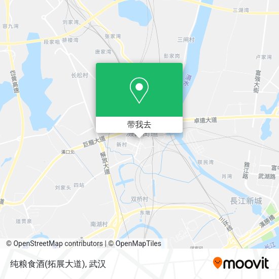 纯粮食酒(拓展大道)地图
