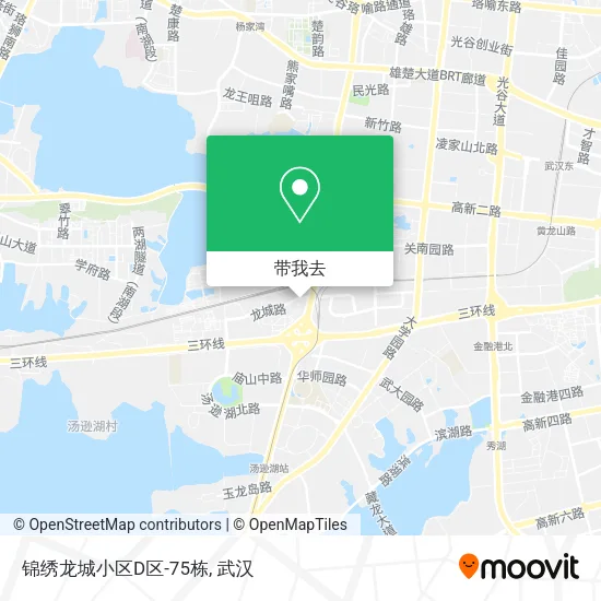 锦绣龙城小区D区-75栋地图