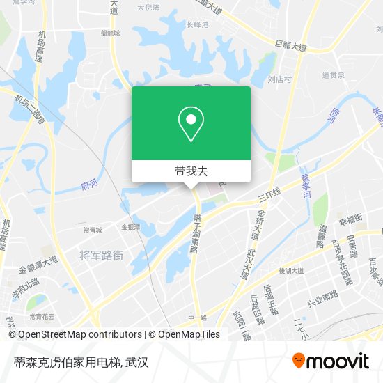 蒂森克虏伯家用电梯地图