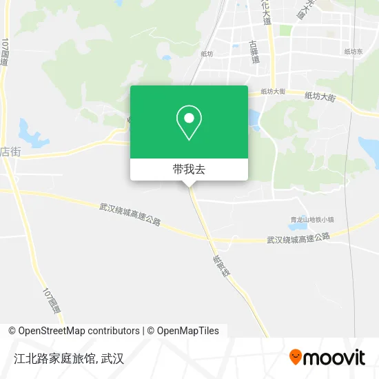 江北路家庭旅馆地图