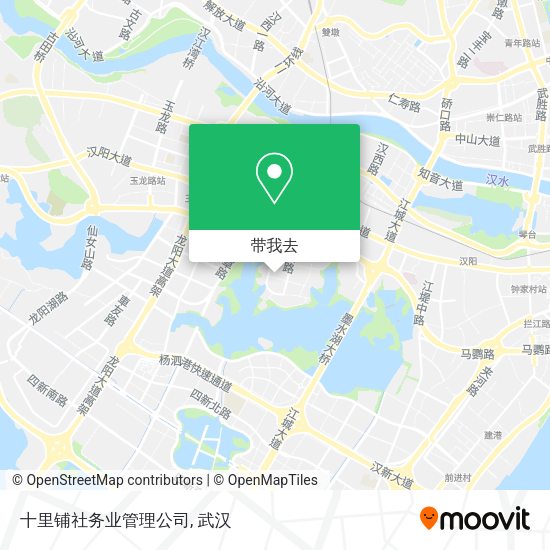 十里铺社务业管理公司地图