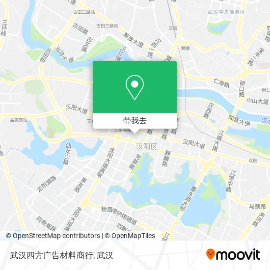 武汉四方广告材料商行地图