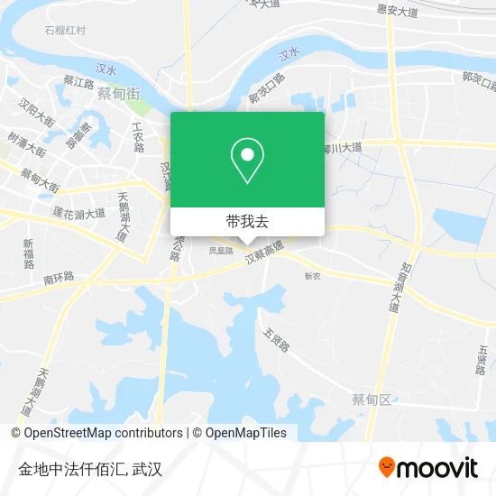 金地中法仟佰汇地图