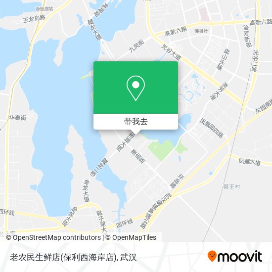 老农民生鲜店(保利西海岸店)地图