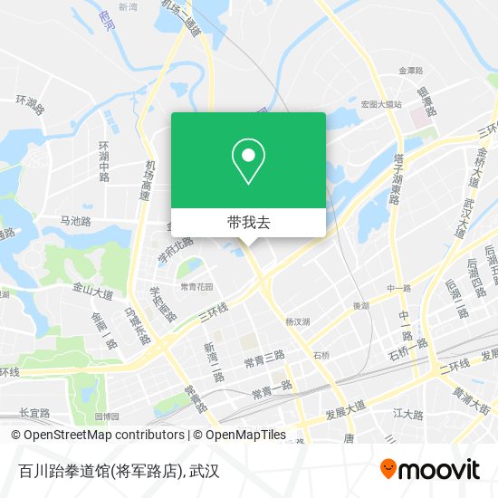 百川跆拳道馆(将军路店)地图