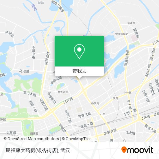 民福康大药房(银杏街店)地图