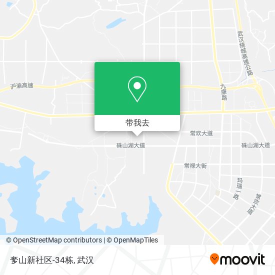 奓山新社区-34栋地图