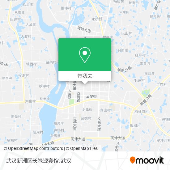 武汉新洲区长禄源宾馆地图