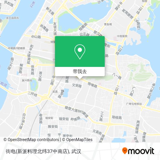 街电(新派料理北纬37中南店)地图
