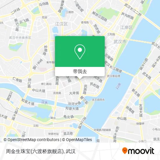 周金生珠宝(六渡桥旗舰店)地图