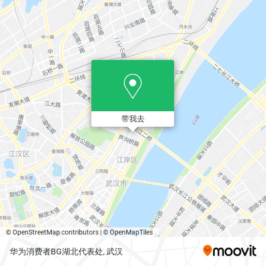 华为消费者BG湖北代表处地图