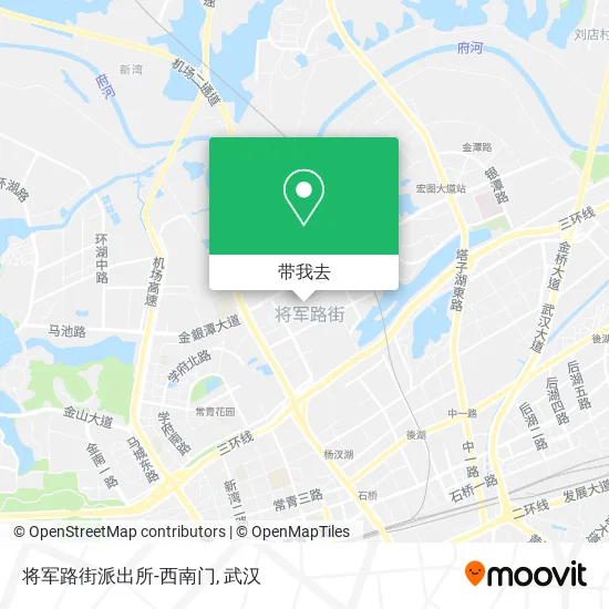 将军路街派出所-西南门地图