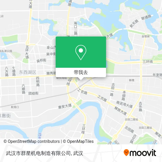 武汉市群星机电制造有限公司地图