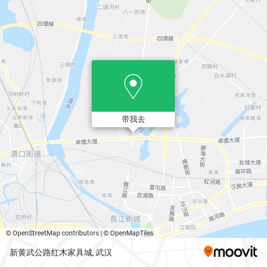 新黄武公路红木家具城地图