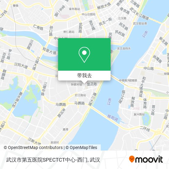 武汉市第五医院SPECTCT中心-西门地图