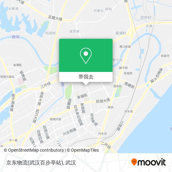 京东物流(武汉百步亭站)地图