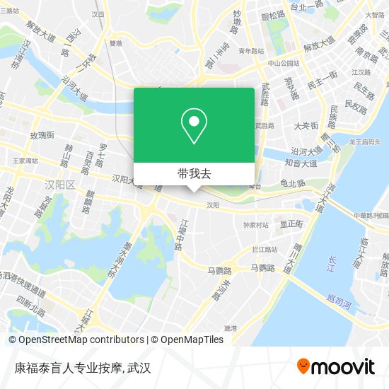 康福泰盲人专业按摩地图
