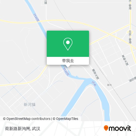 荷新路新沟闸地图