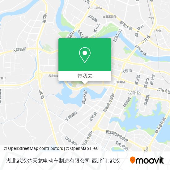 湖北武汉楚天龙电动车制造有限公司-西北门地图