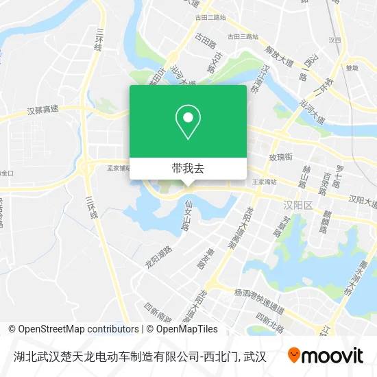 湖北武汉楚天龙电动车制造有限公司-西北门地图