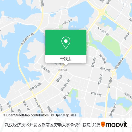 武汉经济技术开发区汉南区劳动人事争议仲裁院地图