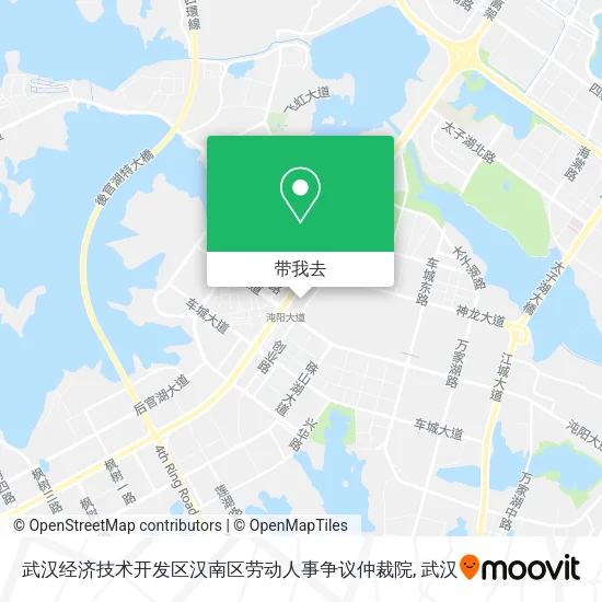 武汉经济技术开发区汉南区劳动人事争议仲裁院地图