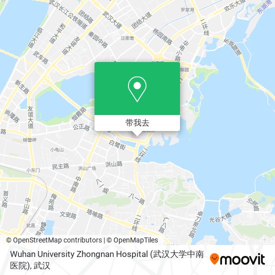 Wuhan University Zhongnan Hospital (武汉大学中南医院)地图