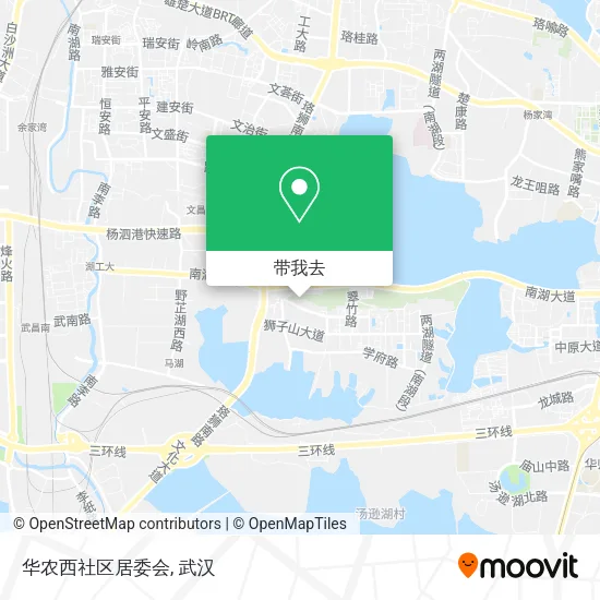 华农西社区居委会地图