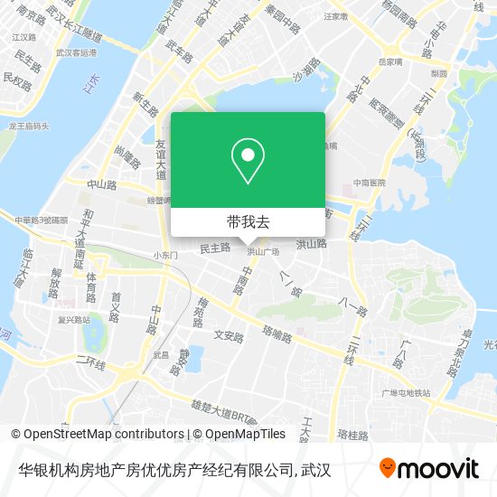 华银机构房地产房优优房产经纪有限公司地图