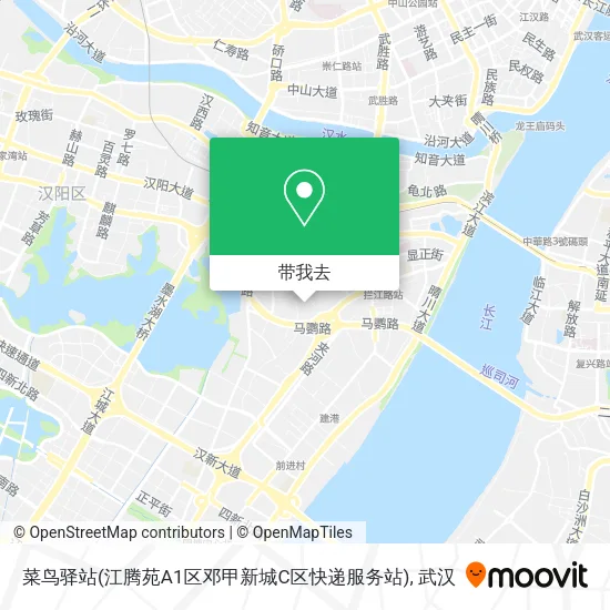 菜鸟驿站(江腾苑A1区邓甲新城C区快递服务站)地图