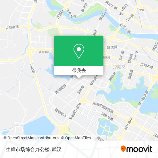 生鲜市场综合办公楼地图