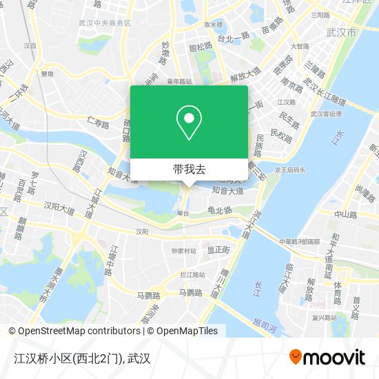江汉桥小区(西北2门)地图